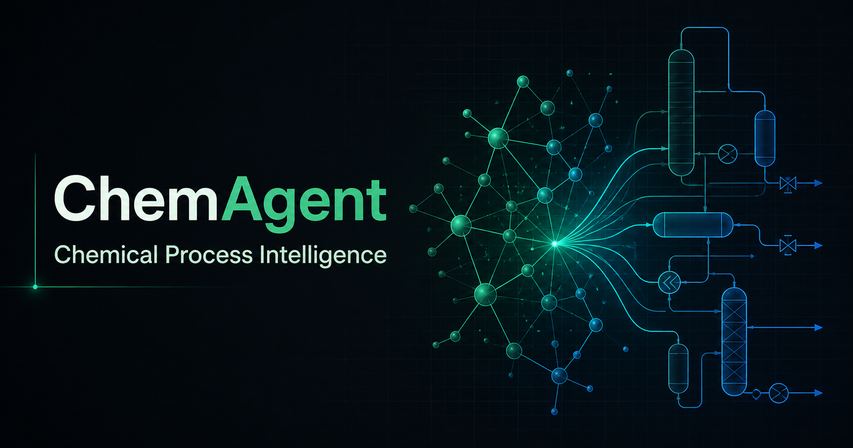 ChemAgent 化工过程智能视觉图：工程知识网络连接流程模拟